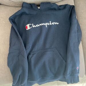 Blue champions hoodie